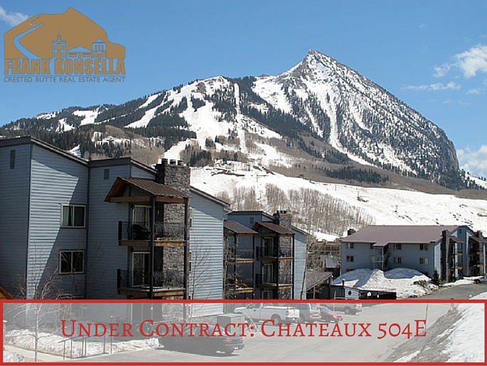 Chateaux condo Crested Butte under contract