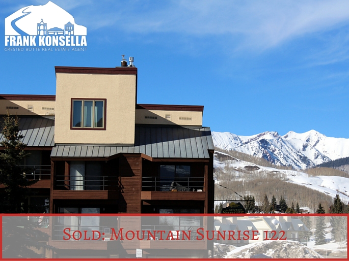 Mountain Sunrise Crested Butte sold