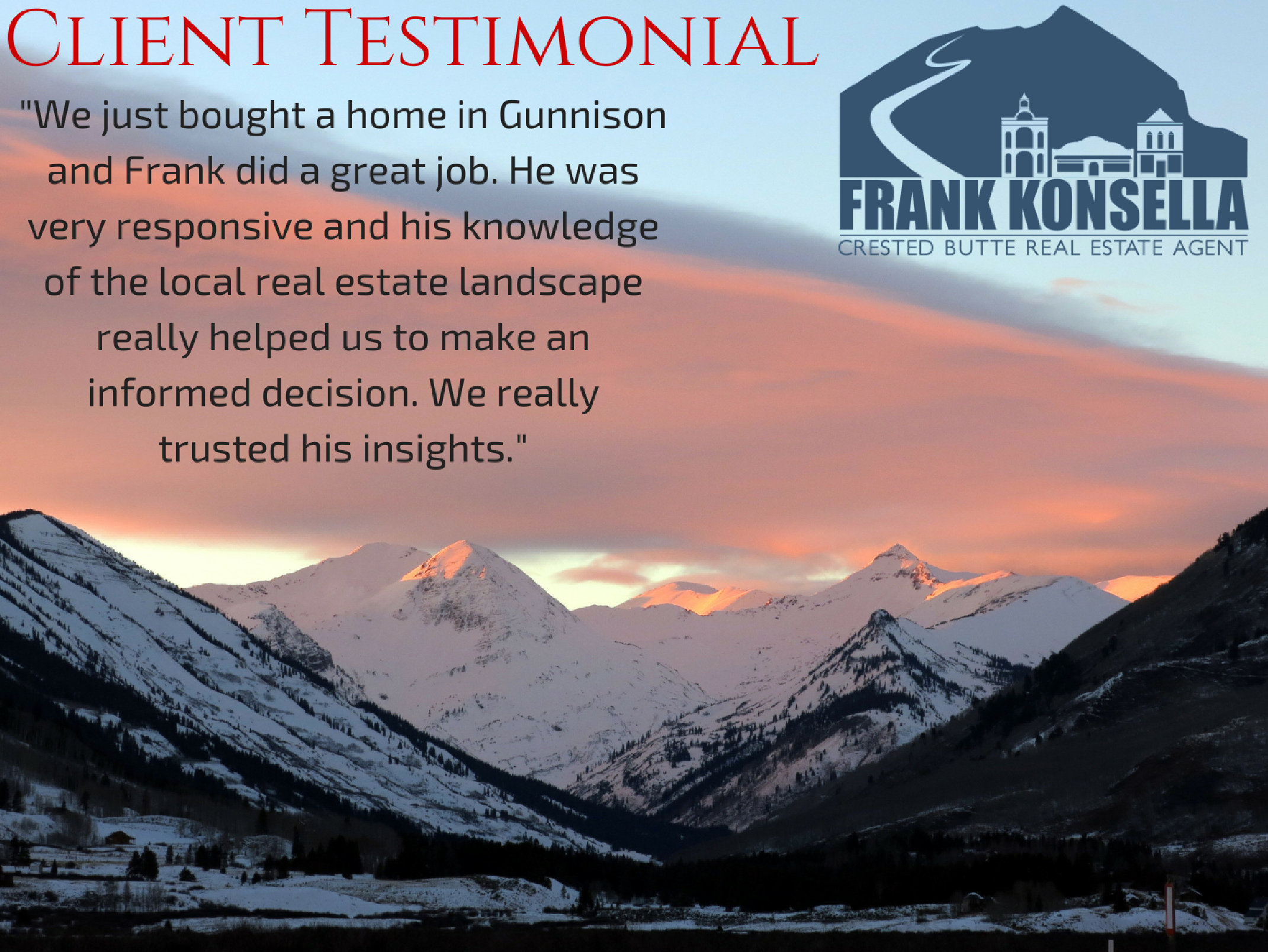 Gunnison real estate agent review