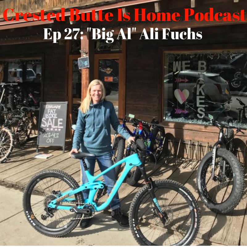 ali fuch's big al's bicycle heaven and Crested Butte fat biking