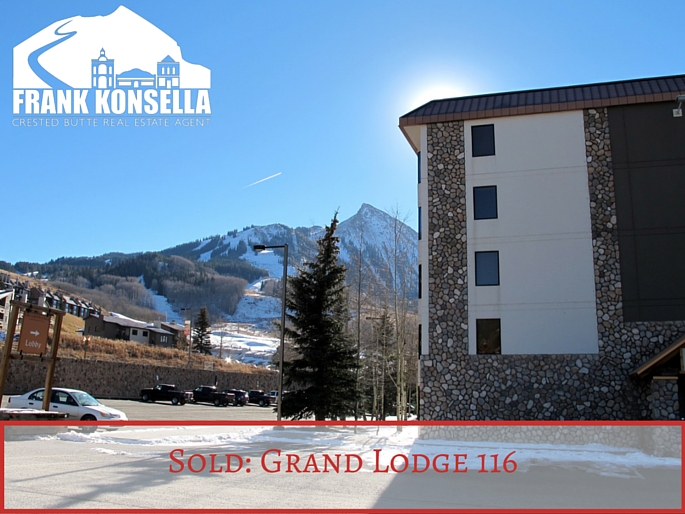 Sold: Grand Lodge #116 Crested Butte Condo - Crested Butte Real Estate