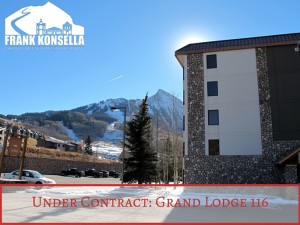 Grand Lodge 116 under contract condo in Crested Butte