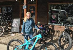 ali fuch's big al's bicycle heaven and Crested Butte fat biking