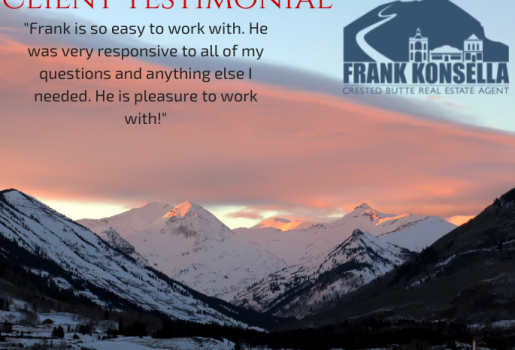 crested butte real estate agent testimonial